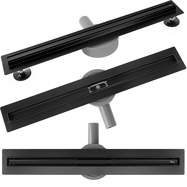 Drain Linéaire Rea Neox Slim Pro 70 Black