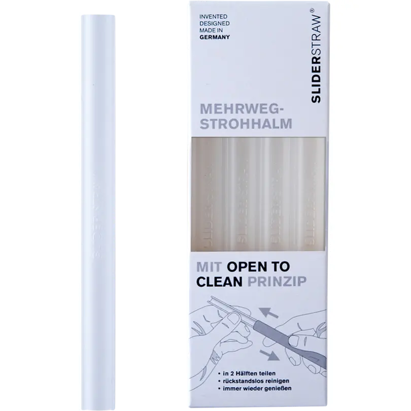 Trinkhalm 4er-Set SliderStraw