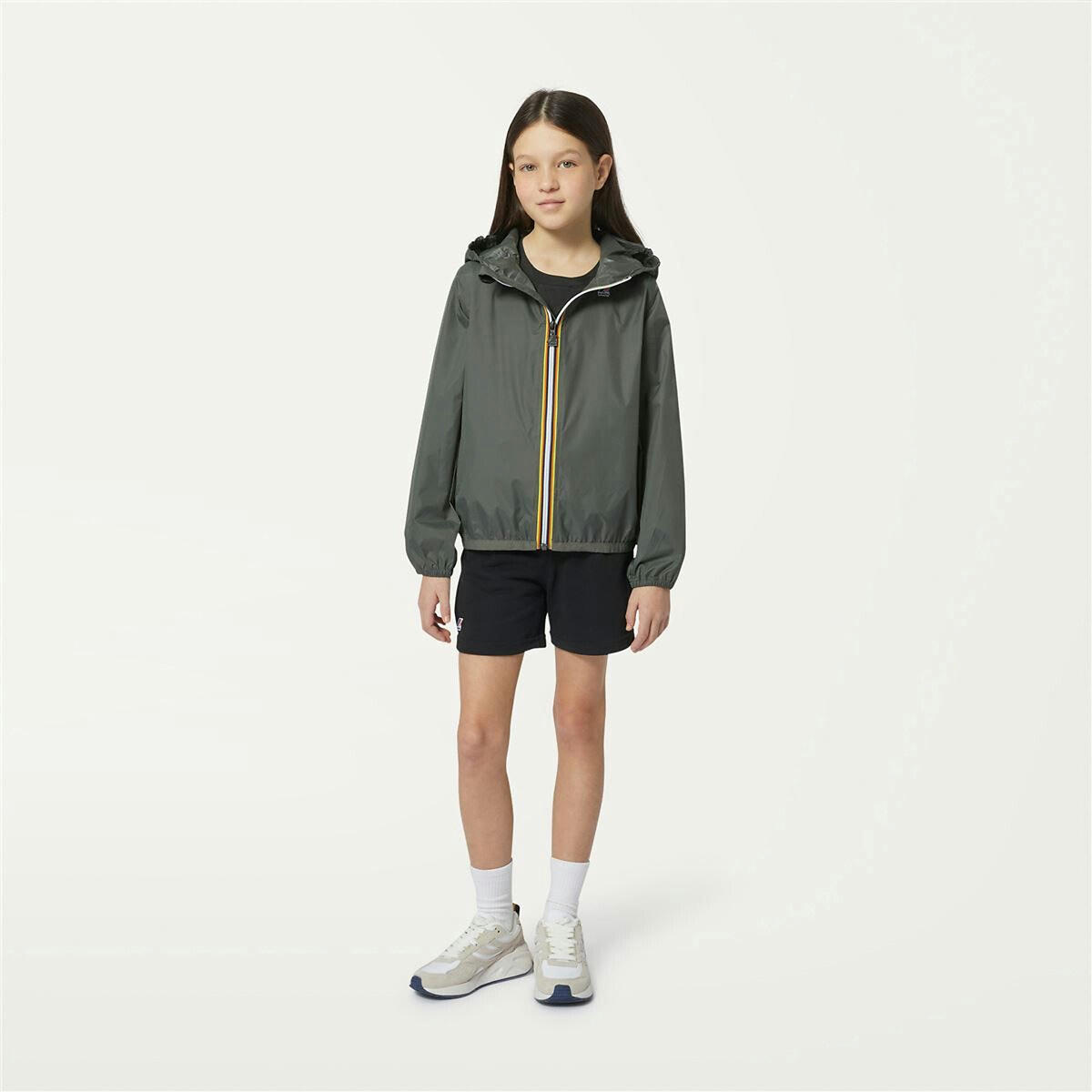 Coupe-vent zippé à capuche Claude