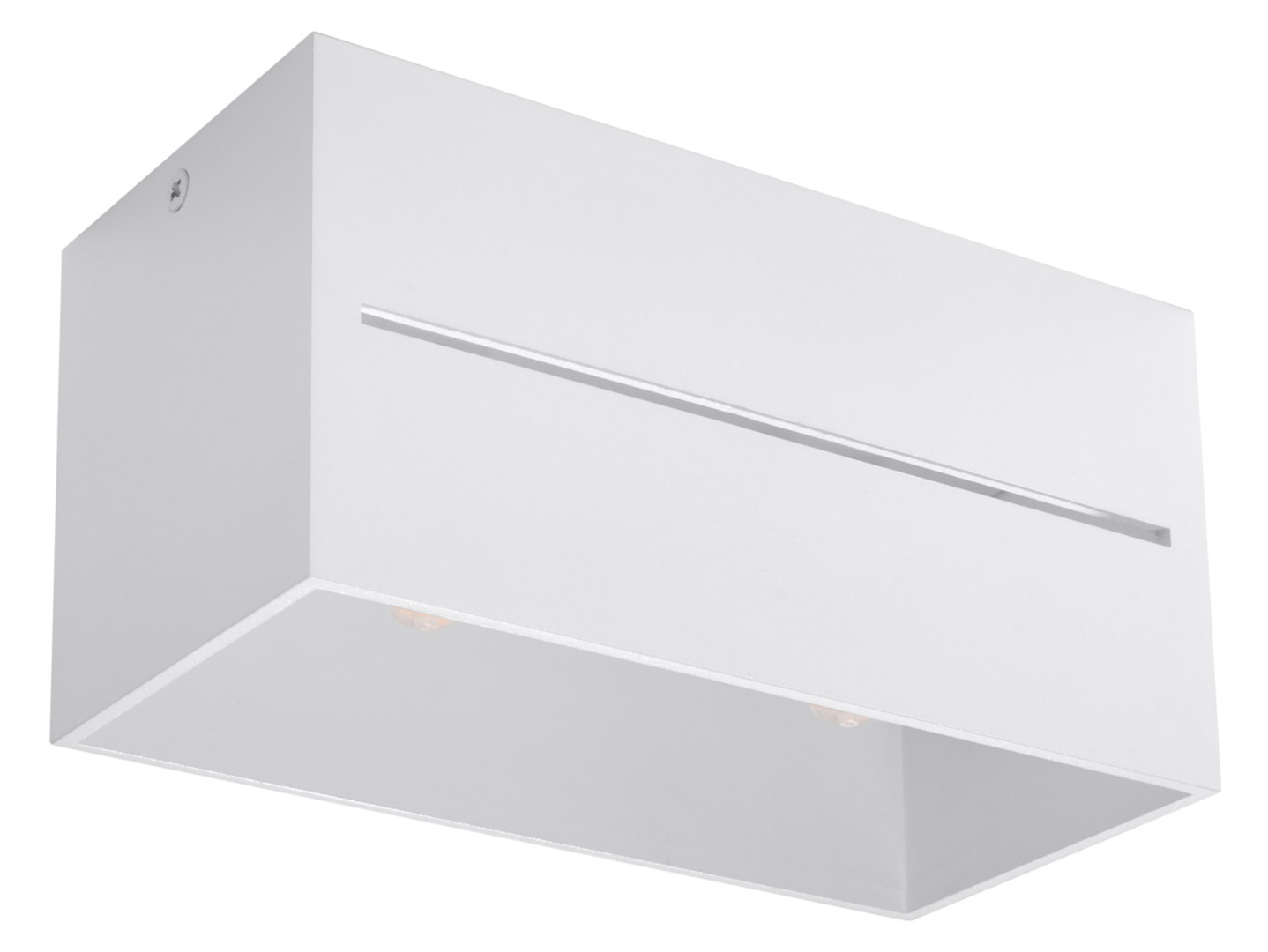 Lampa natynkowa Lobo Maxi aluminiowa biała