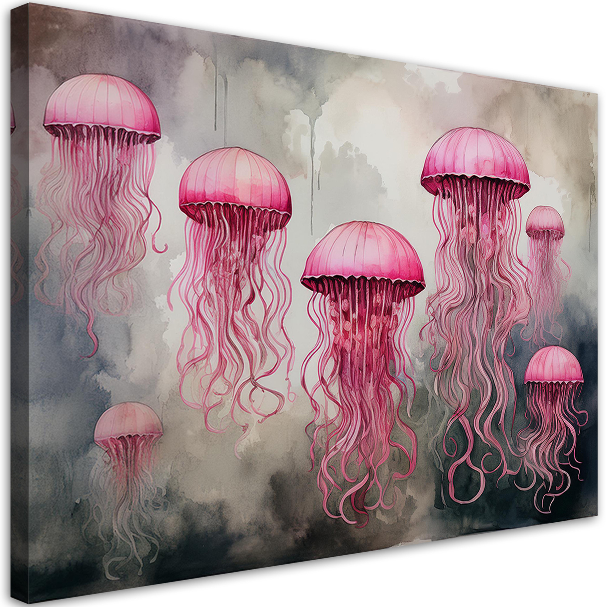Feeby Obraz na płótnie, Meduza Morska Różowa 60x40