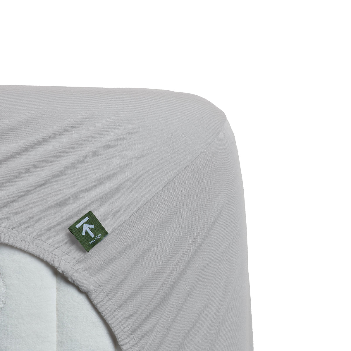Beddinghouse - Jersey - 95% katoen - 5% lycra - Split-topper - Hoeslaken - 180x220 cm - Licht grijs