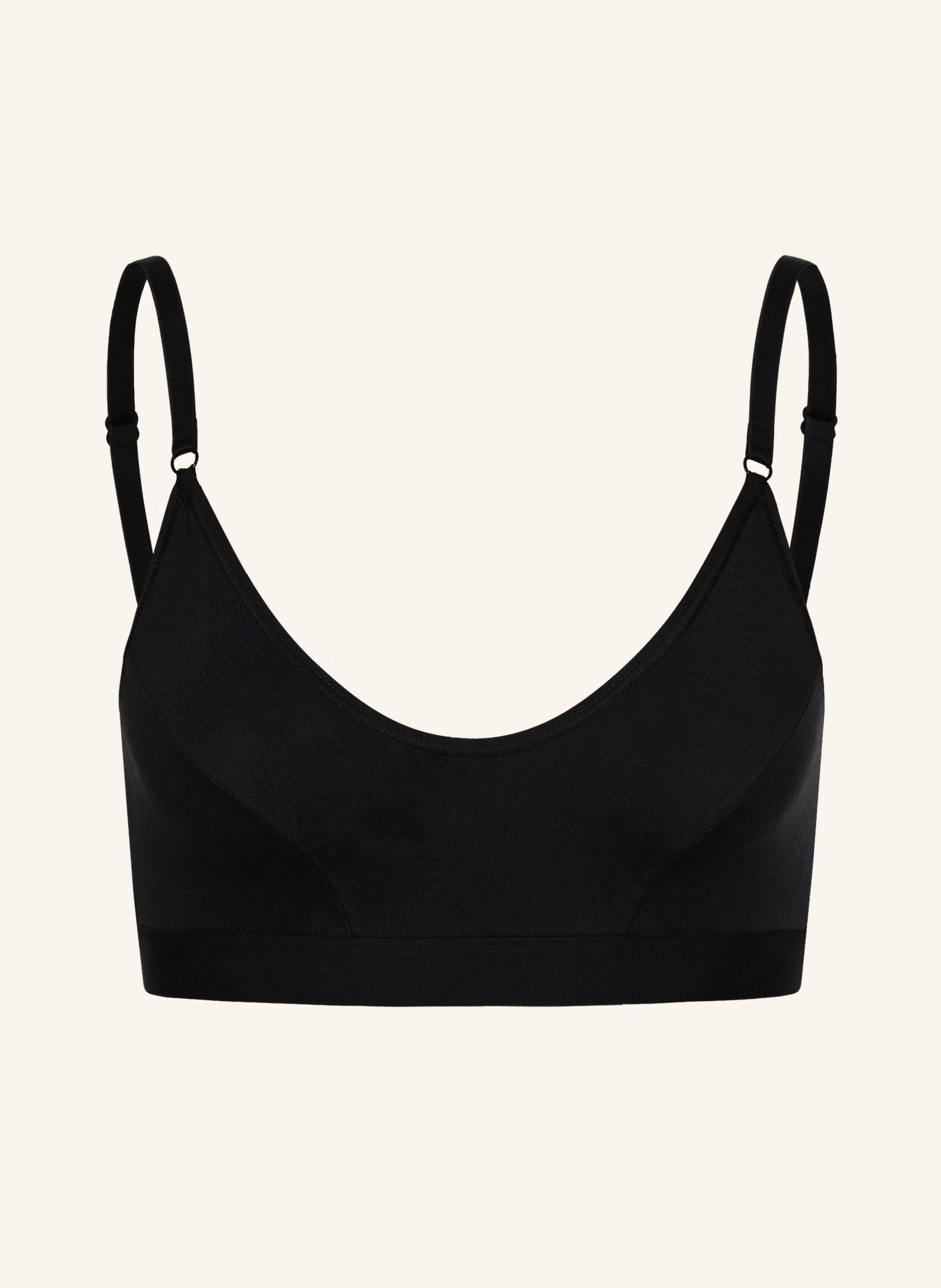 erlich textil Edith Bustier bügellos mit Modal - verstellbare Träger