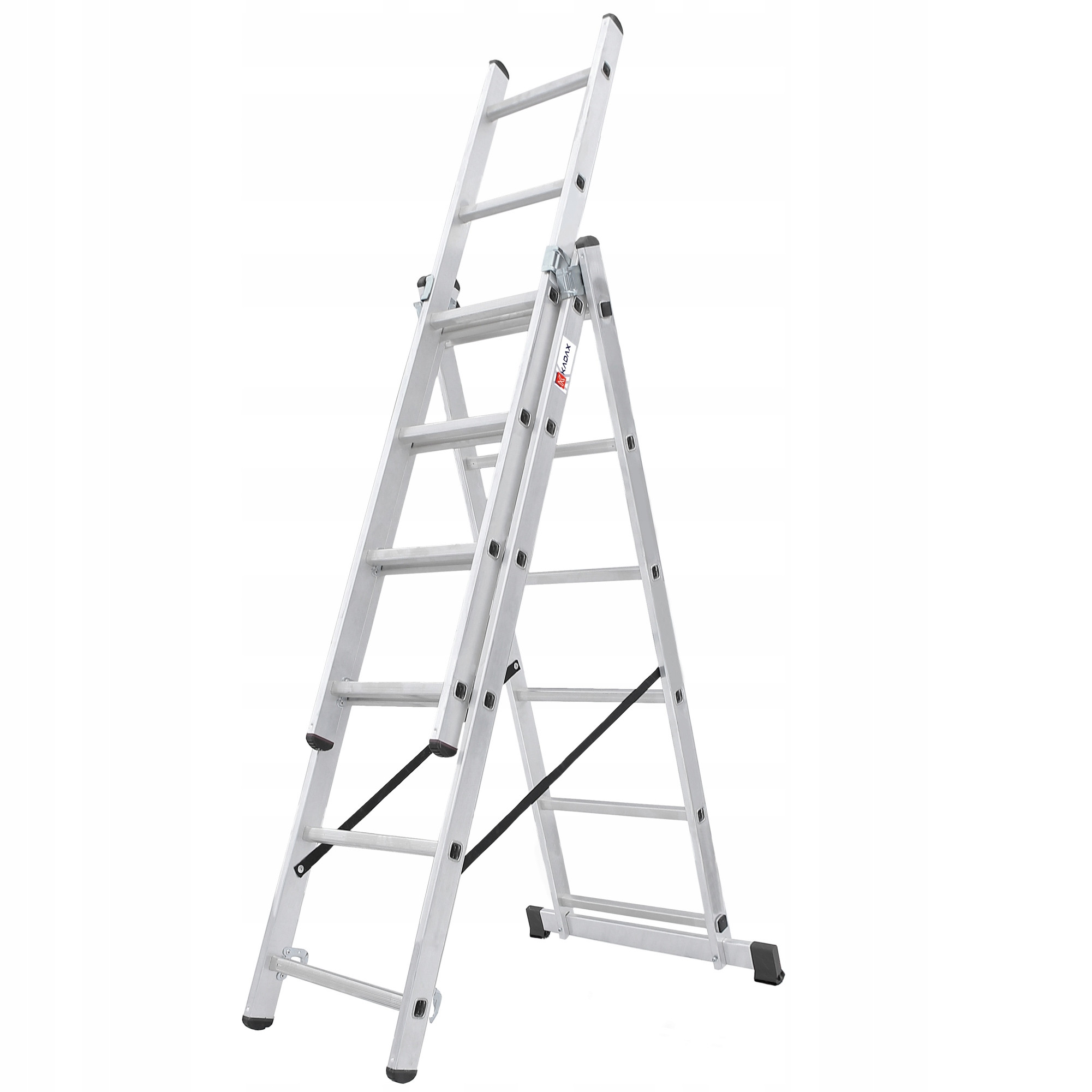 Kadax Drabina Aluminiowa 3x6 Dwustronna Składana