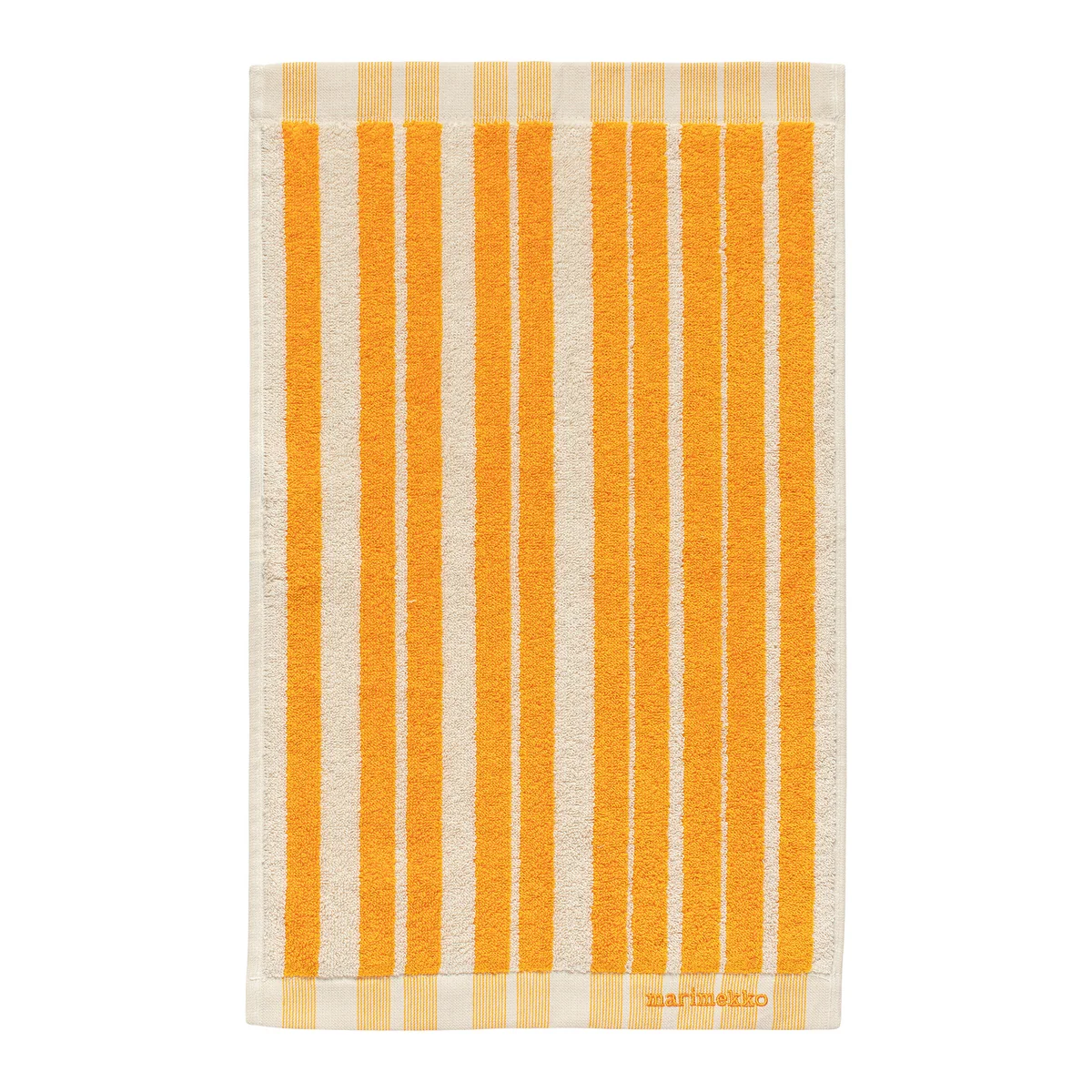 Marimekko - Raide Gästehandtuch, 30 x 50 cm, sahram gelb / cream