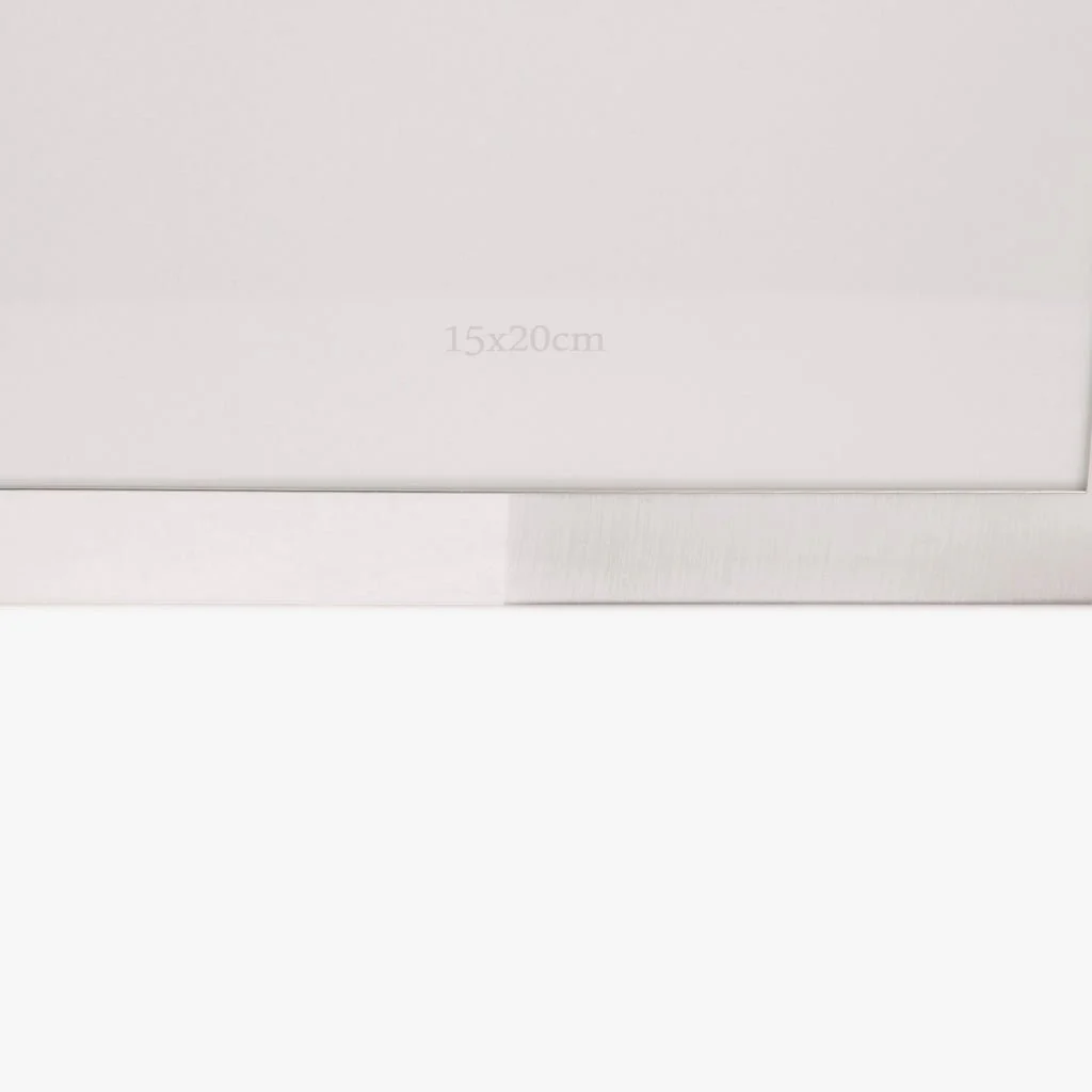 Moldura Tons Prateado 15x20 SHINY & BRUSHED