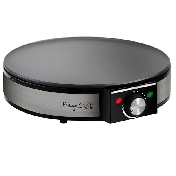 MegaChef Nonstick Crepe and Pancake Maker Breakfast Griddle - 12 inch