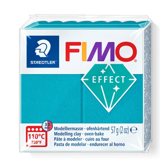 Fimo Effect Metallic Turquoise Modelling Clay 57g