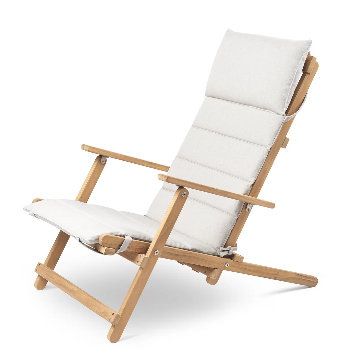 Carl Hansen - BM5568 Liegestuhl, Teak unbehandelt