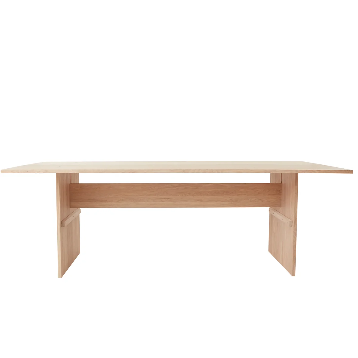 OYOY - Kotai Tisch, 220 x 100 cm, Eiche weiß pigmentiert