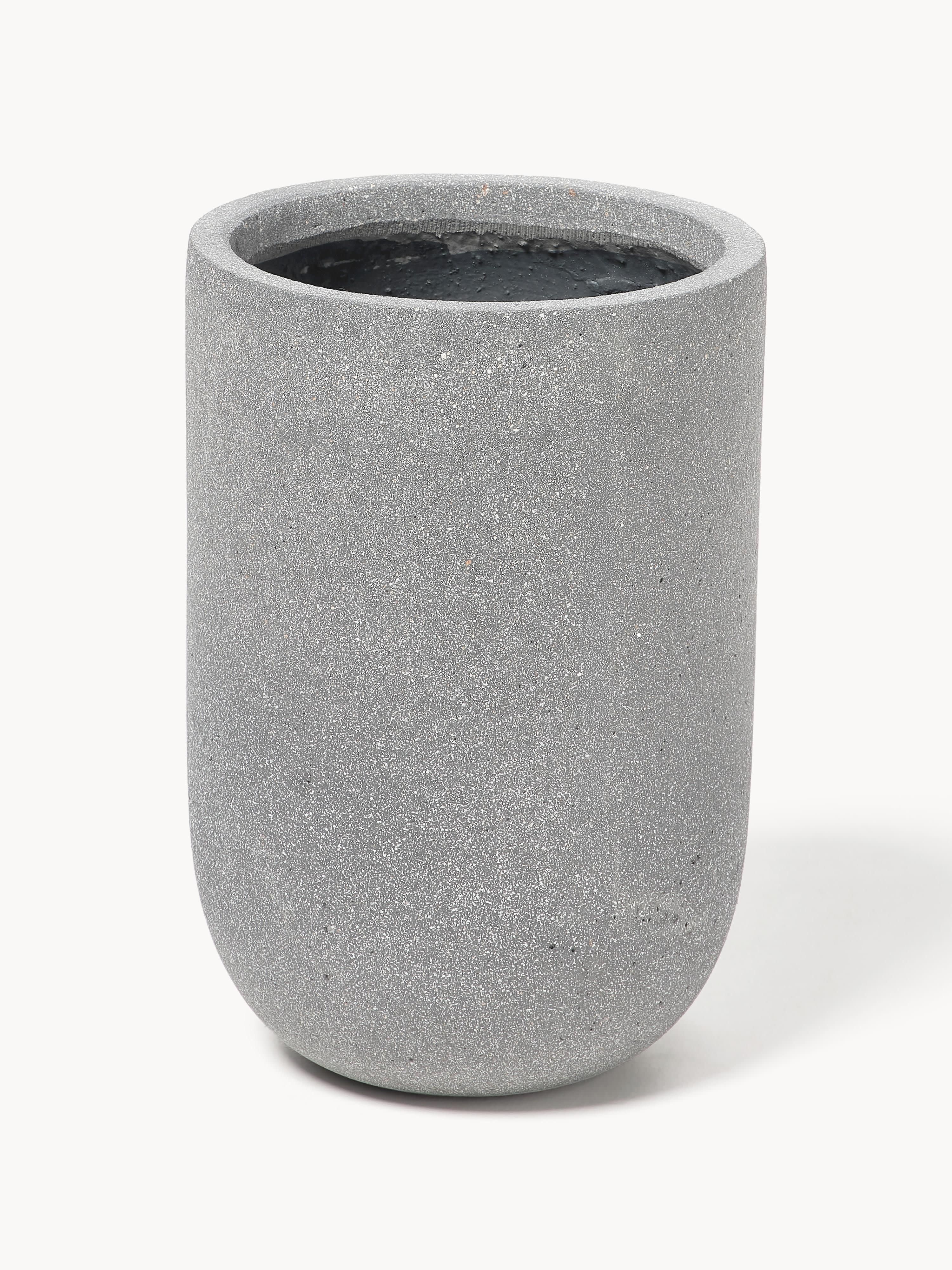 Blumentopf Tuscany aus Beton, H 34 cm
