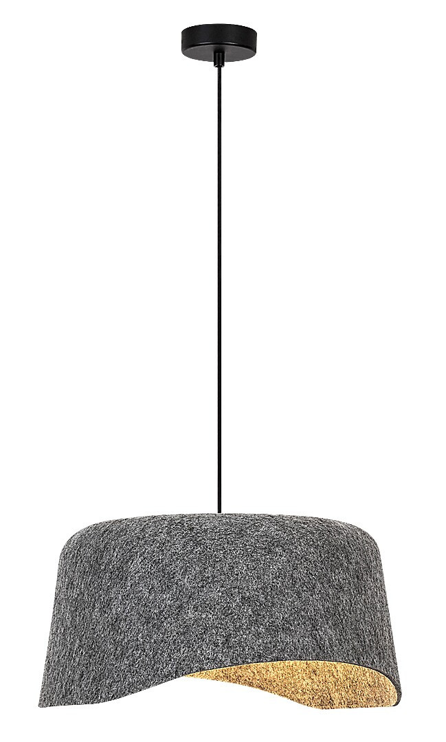 Lampa wisząca FARELIA popielato-czarna 1xE27x10W IP20 Rabalux