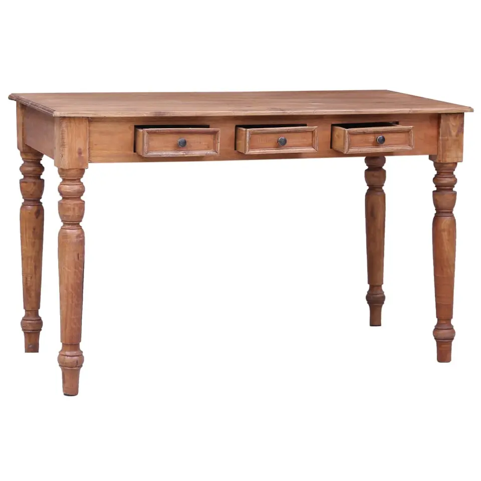 vidaXL - Bureau - Bruin - Hout