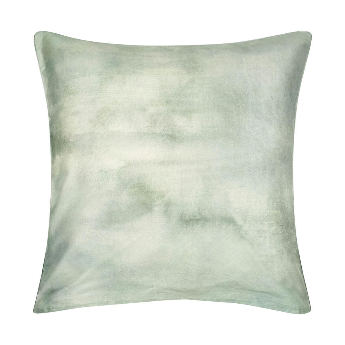 KIYOSUMI - Taie d'oreiller imprimée en satin de coton vert 65x65