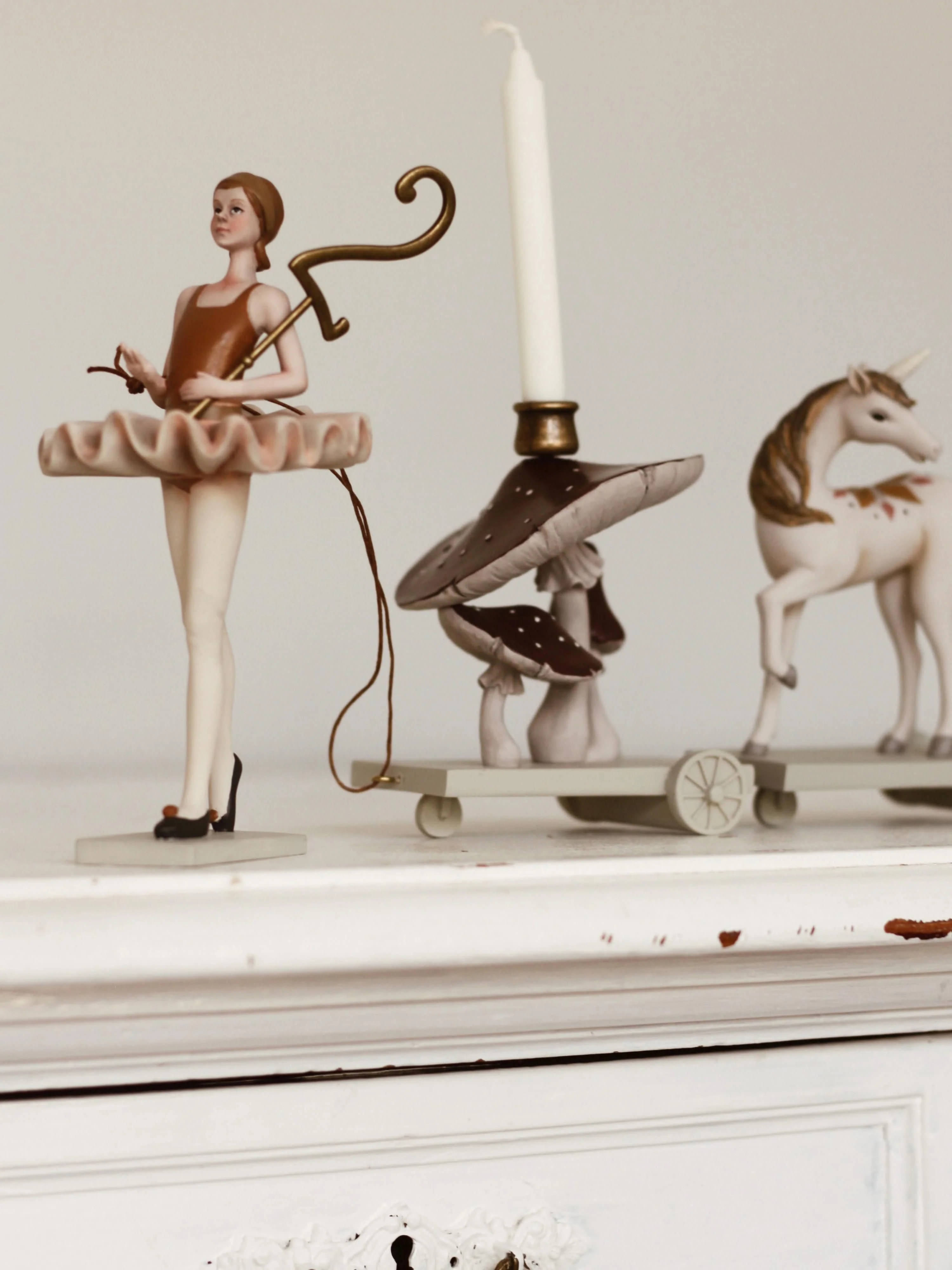 Handgefertigter Deko-Geburtstagszug Ballerina