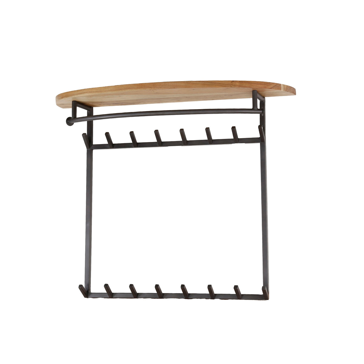Giga Meubel Kapstok Round - Acaciahout - 16 Haken - 100x30x80cm
