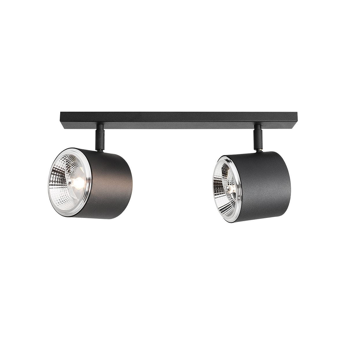 Spot listwa czarny Bot 2xES111x35W wym:10x40x17cm IP20 Aldex