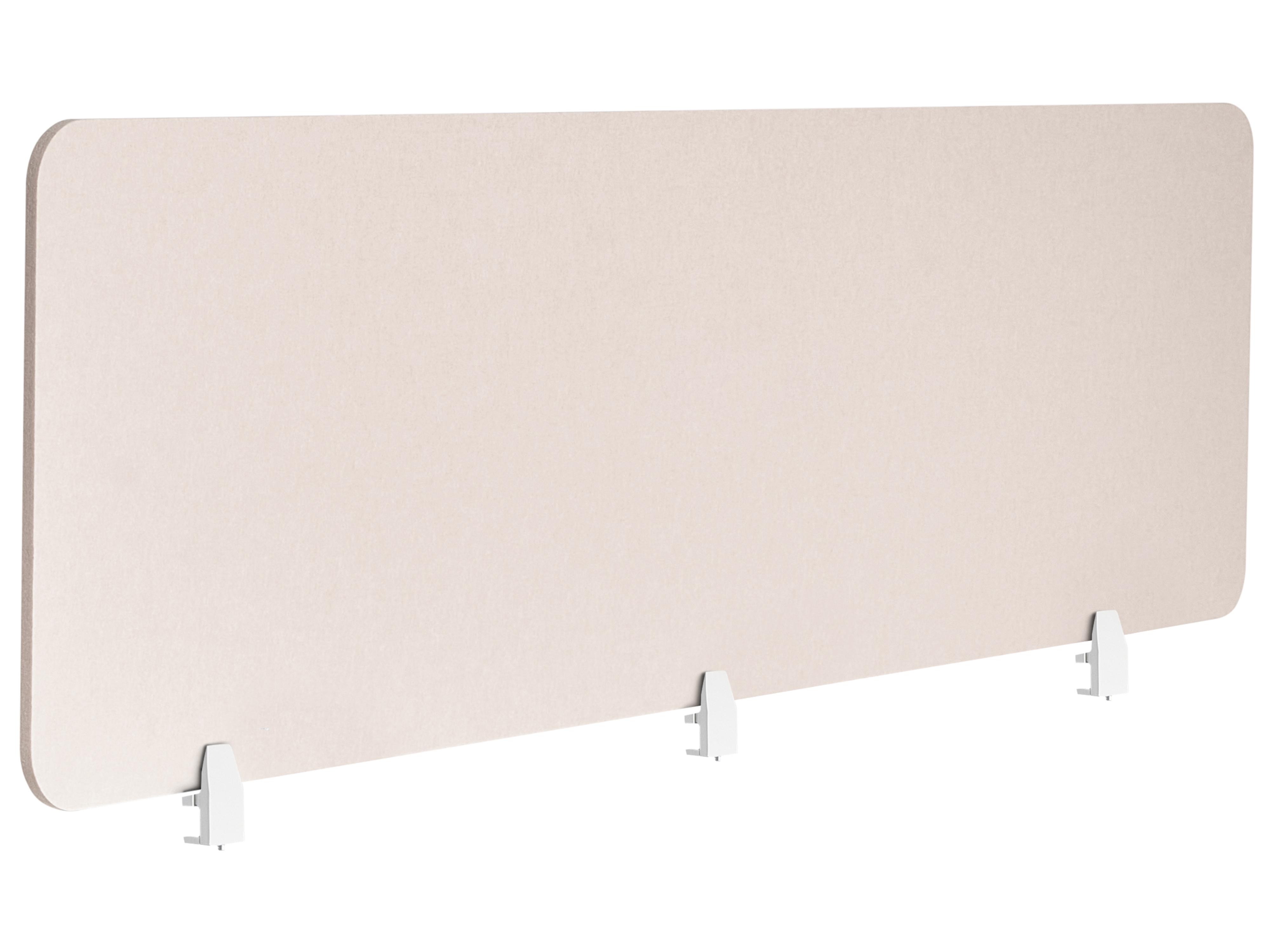 Desk Screen SPLIT 160 x 50 cm Beige