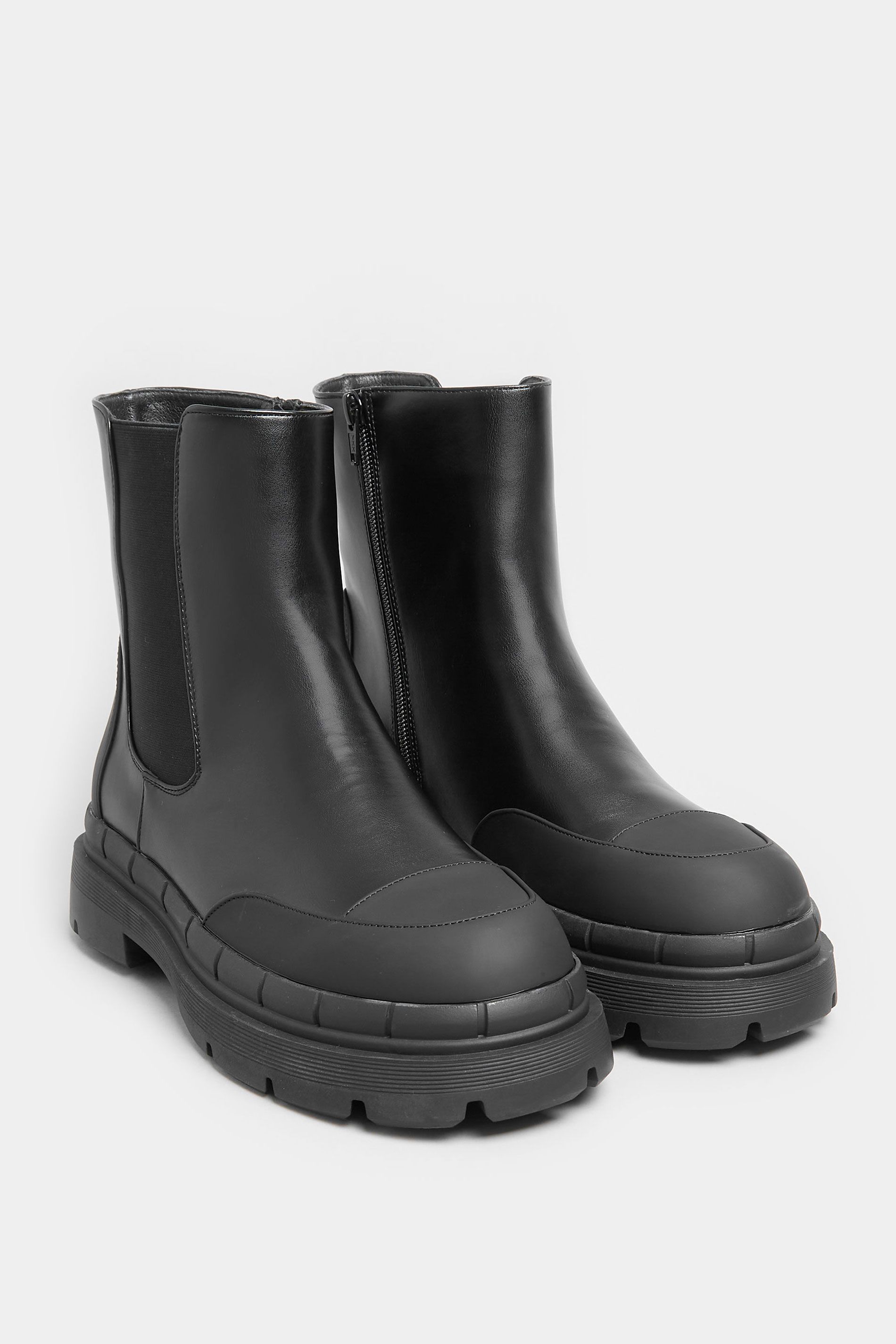 Yours Wide & Extra Wide Chunky High Chelsea Boots