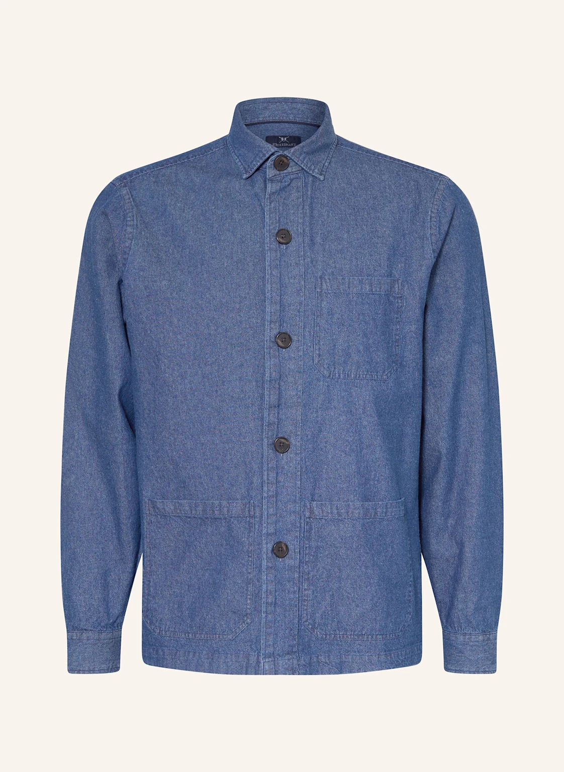 STROKESMAN'S Overshirt in Jeansoptik