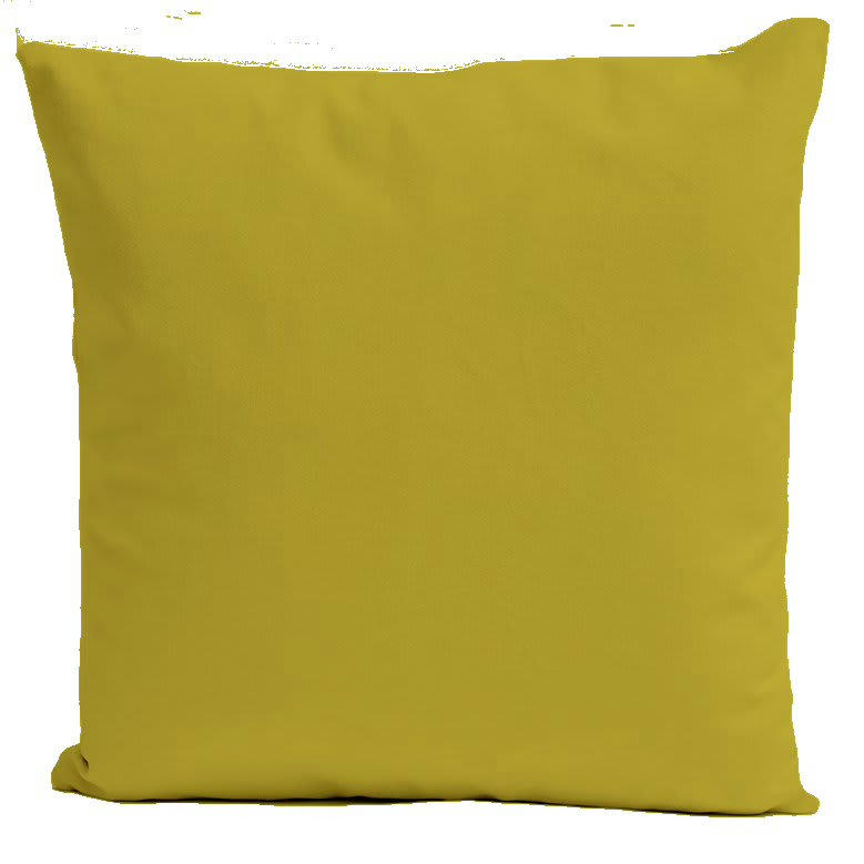 - Coussin uni velours vert olive  40x40cm