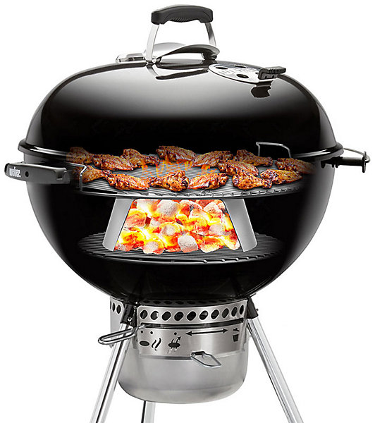Anneau de diffusion fumage ET vortex pour barbecue à charbon Weber 57 cm