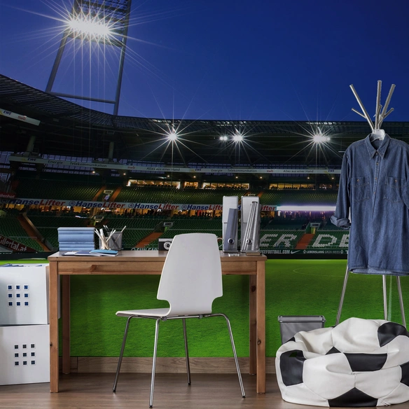 Vliestapete »XXL Vliestapete«, SV Werder Bremen Weserstadion, mehrfarbig, matt