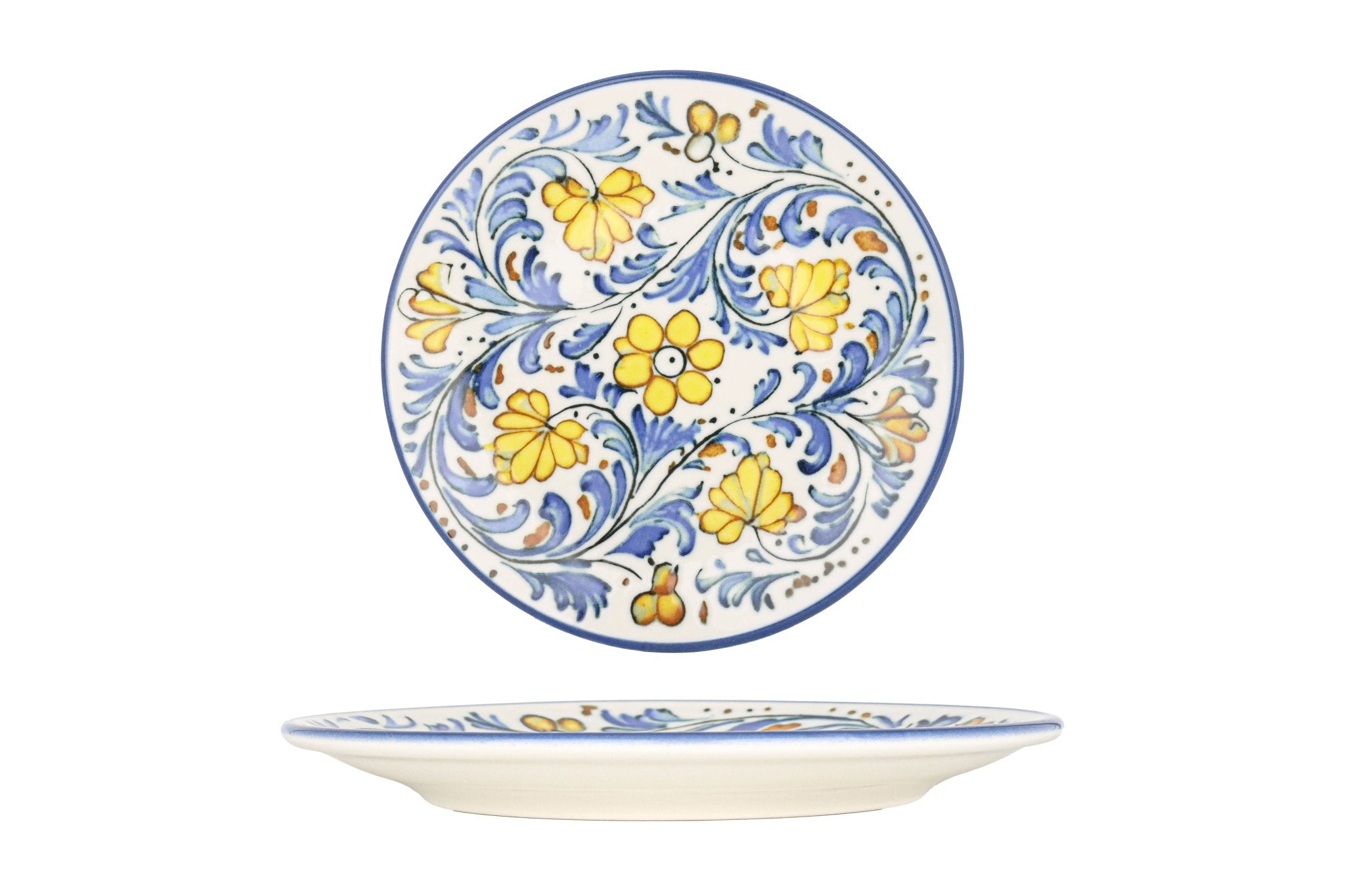 Bonna Gebaksbord - Albufera - Porselein - 21 cm - set van 6