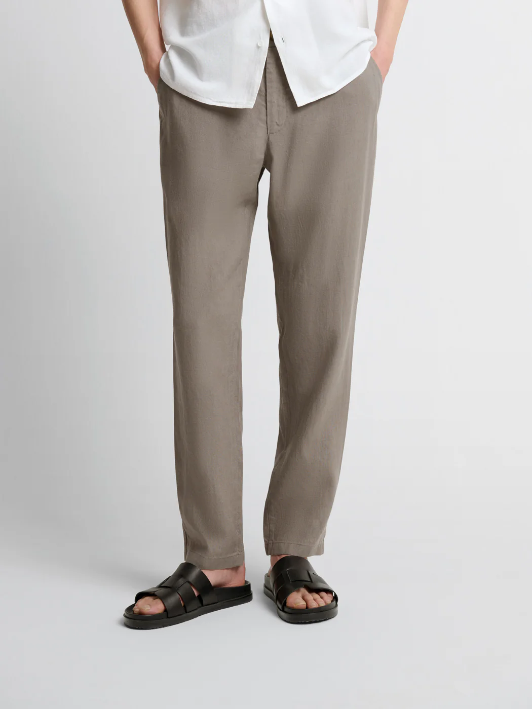 Chino en lin mélangé