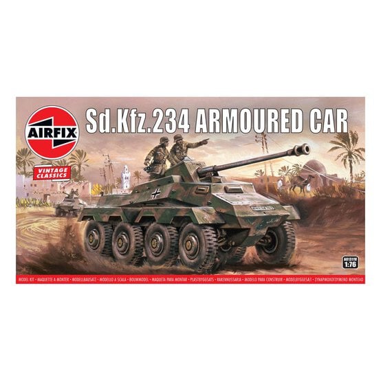 Airfix SDKFz.234 Armoured Car Model Kit 1:76