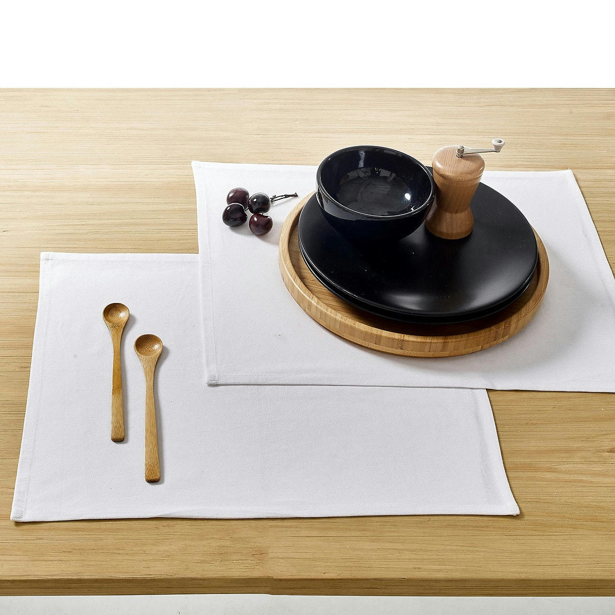 Lot de 4 sets de table enduit envers SCENARIO