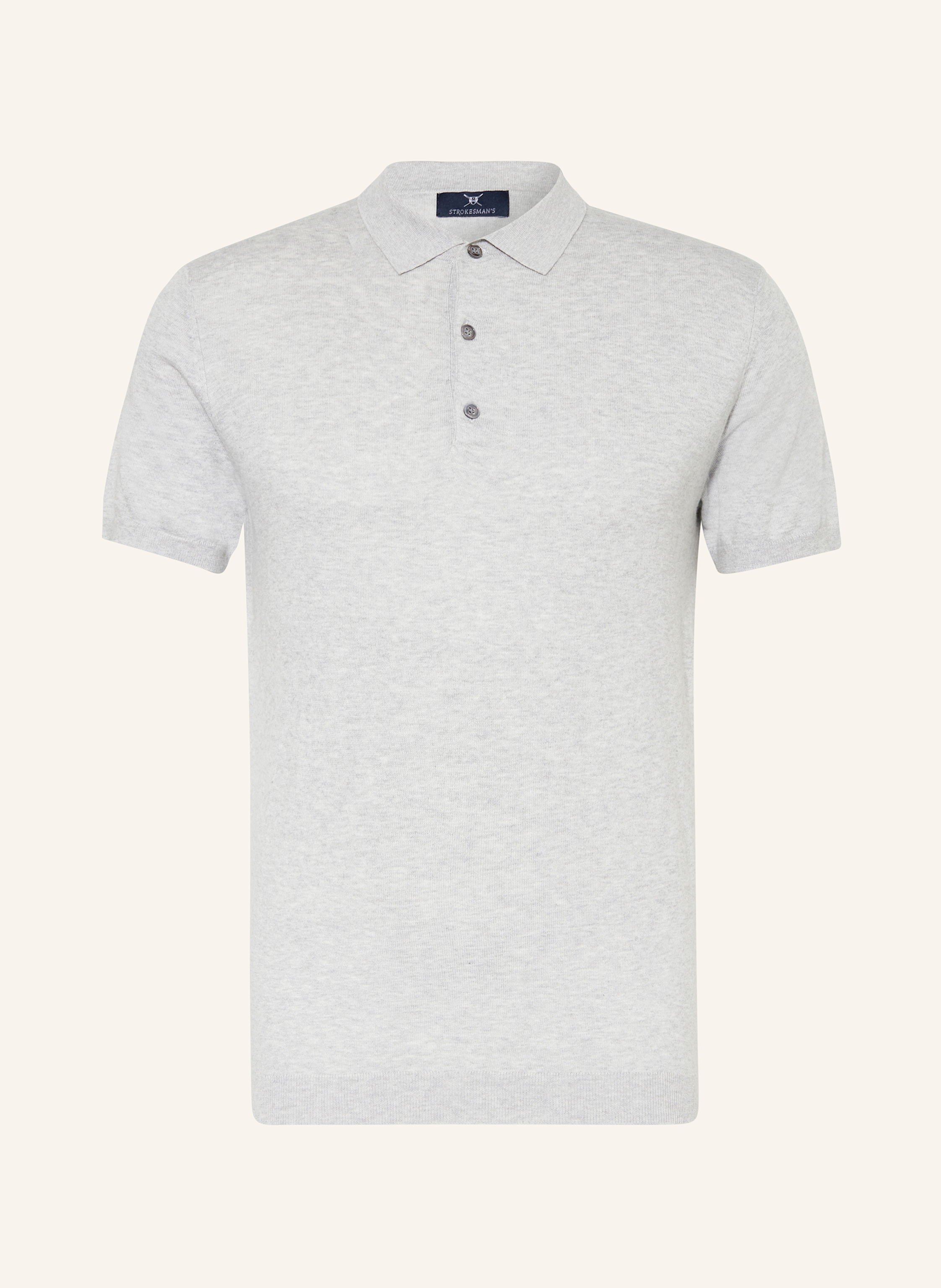 STROKESMAN'S Strick-Poloshirt