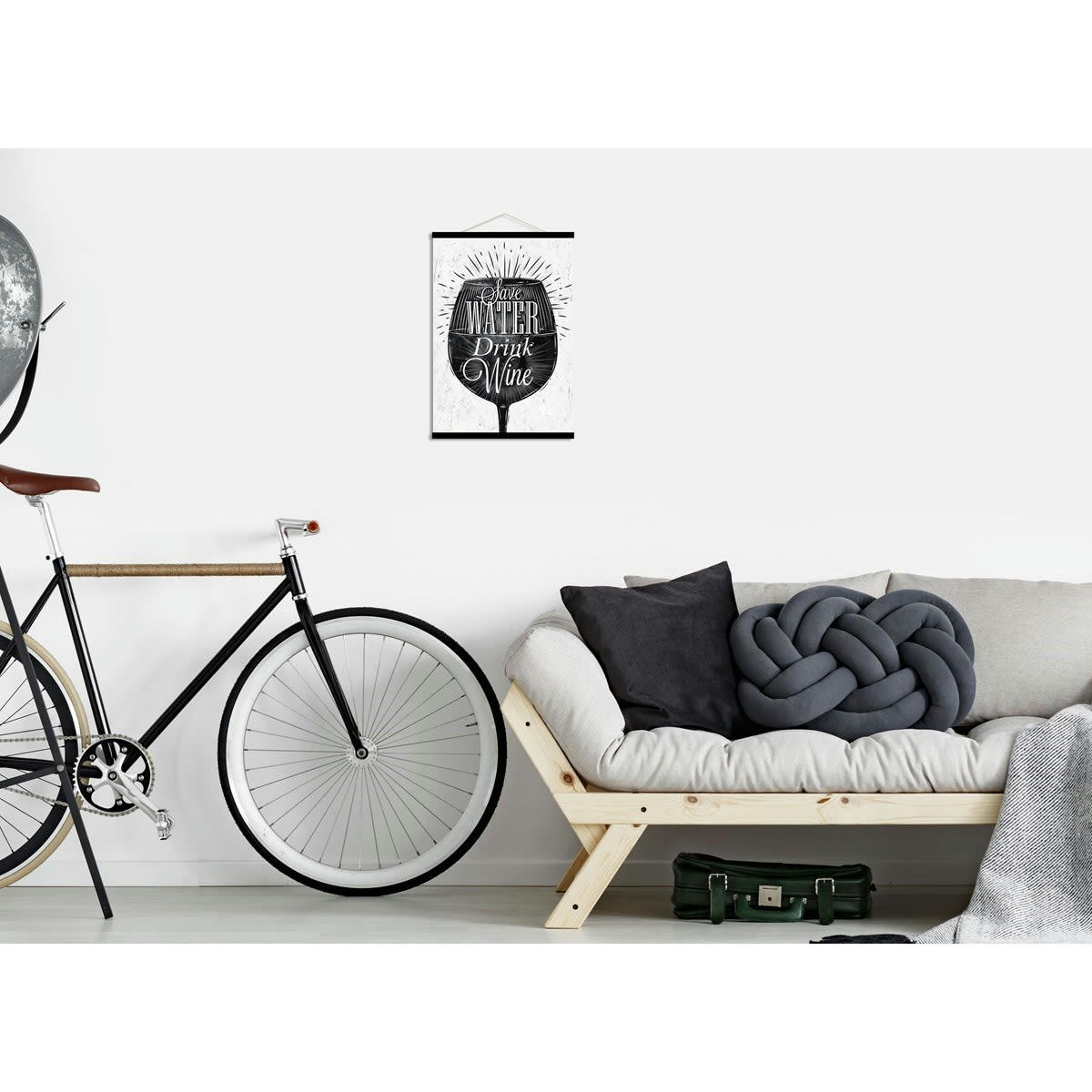 - Affiche Kakemono Citation Vin 40x60cm