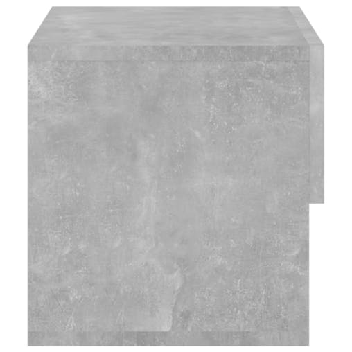 NNEVL Wall-mounted Bedside Cabinet Concrete Grey