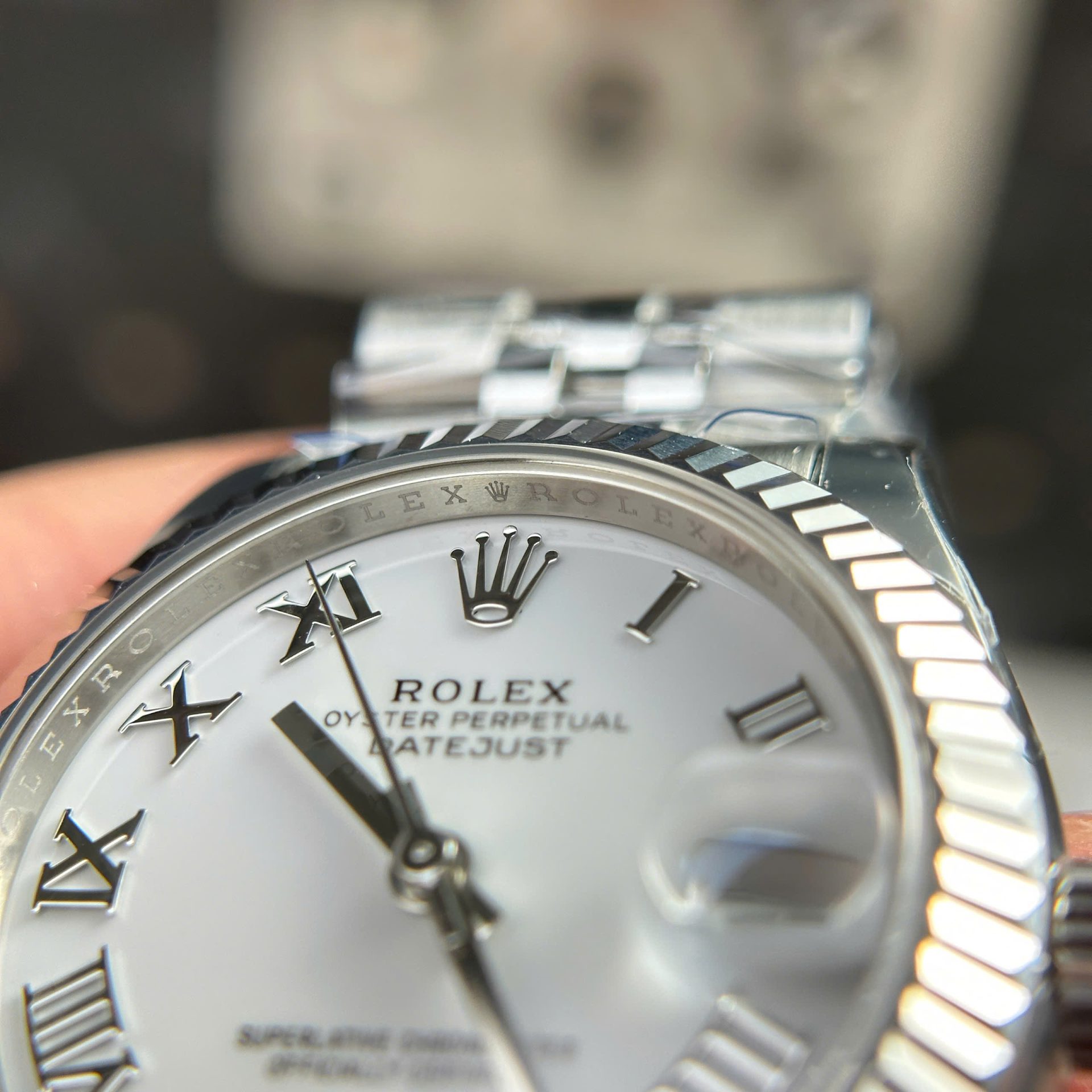 Rolex Datejust 316L Steel White Dial 31mm Jub THBF Replica