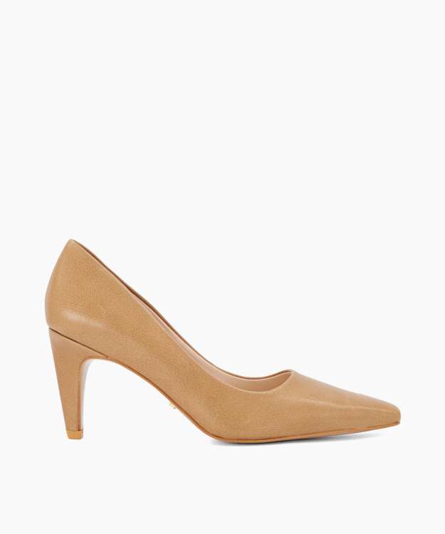Astrids Natural - Leather Court Shoes