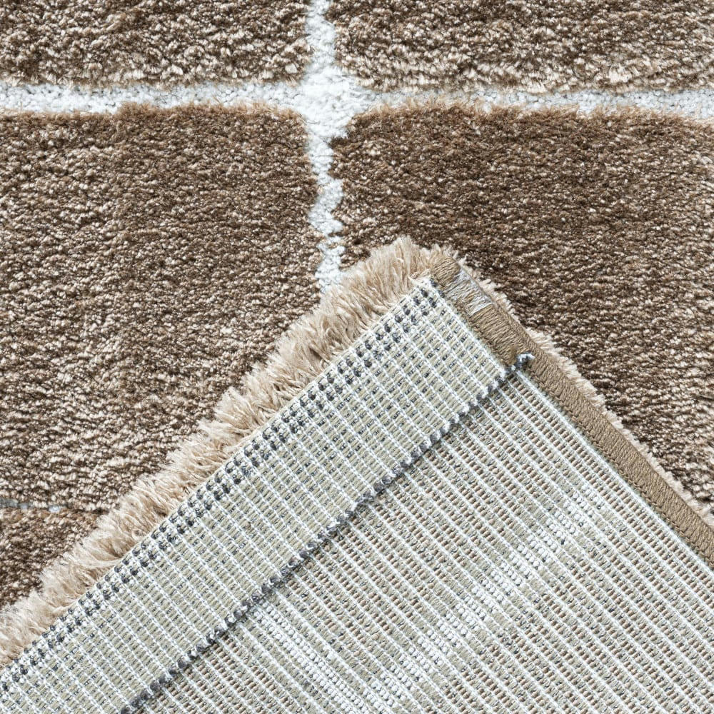 BYRON I - Tapis contemporain brun 160x230 cm