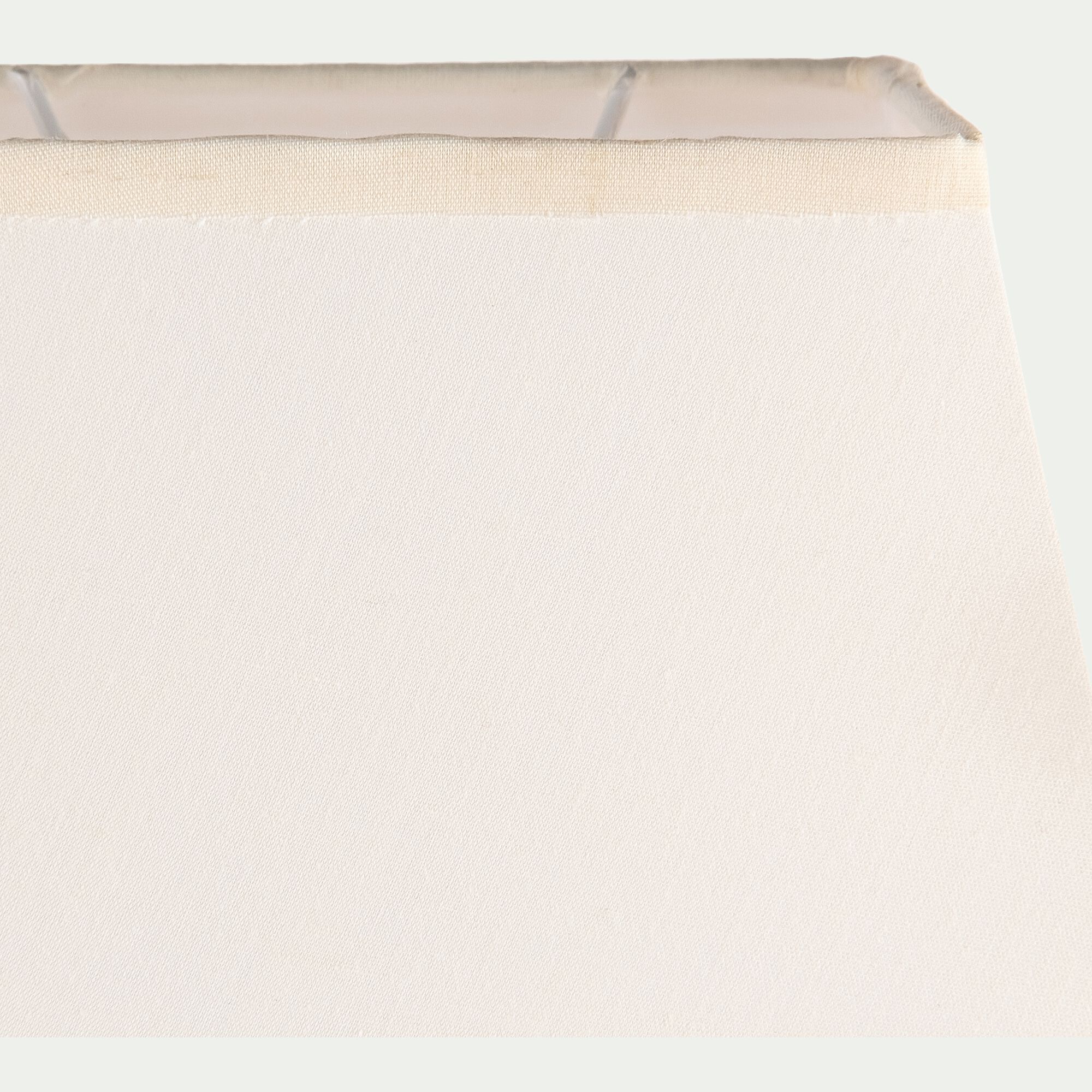 SVELTA - Lampe à poser électrifiée en coton H47cm - blanc