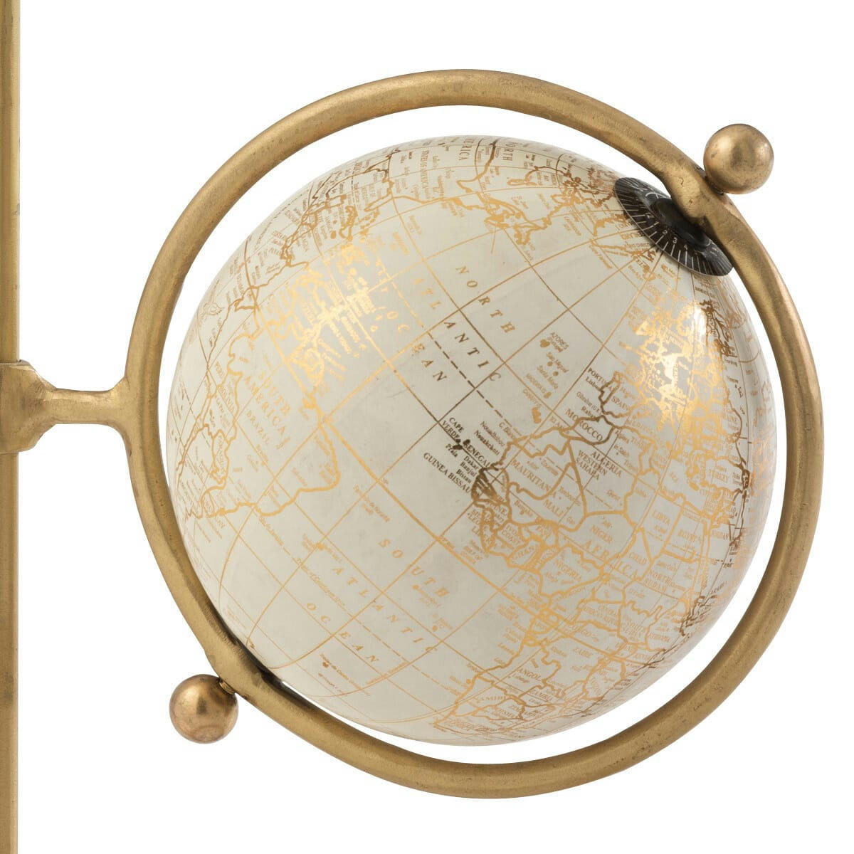 - Décoration globe terrestre ajustable en hauteur
