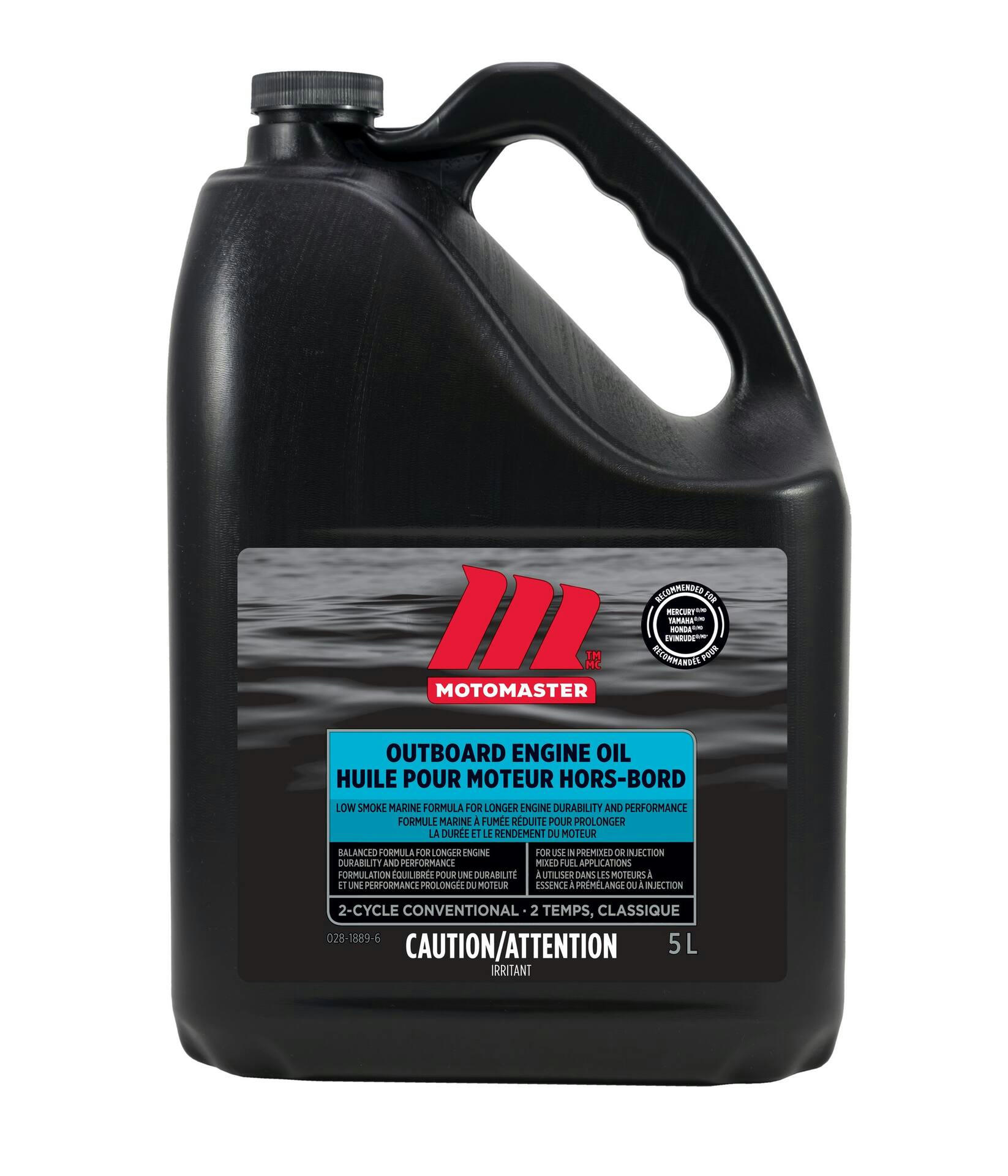 MotoMaster 2-Cycle Outboard Marine Engine Oil, 5-L