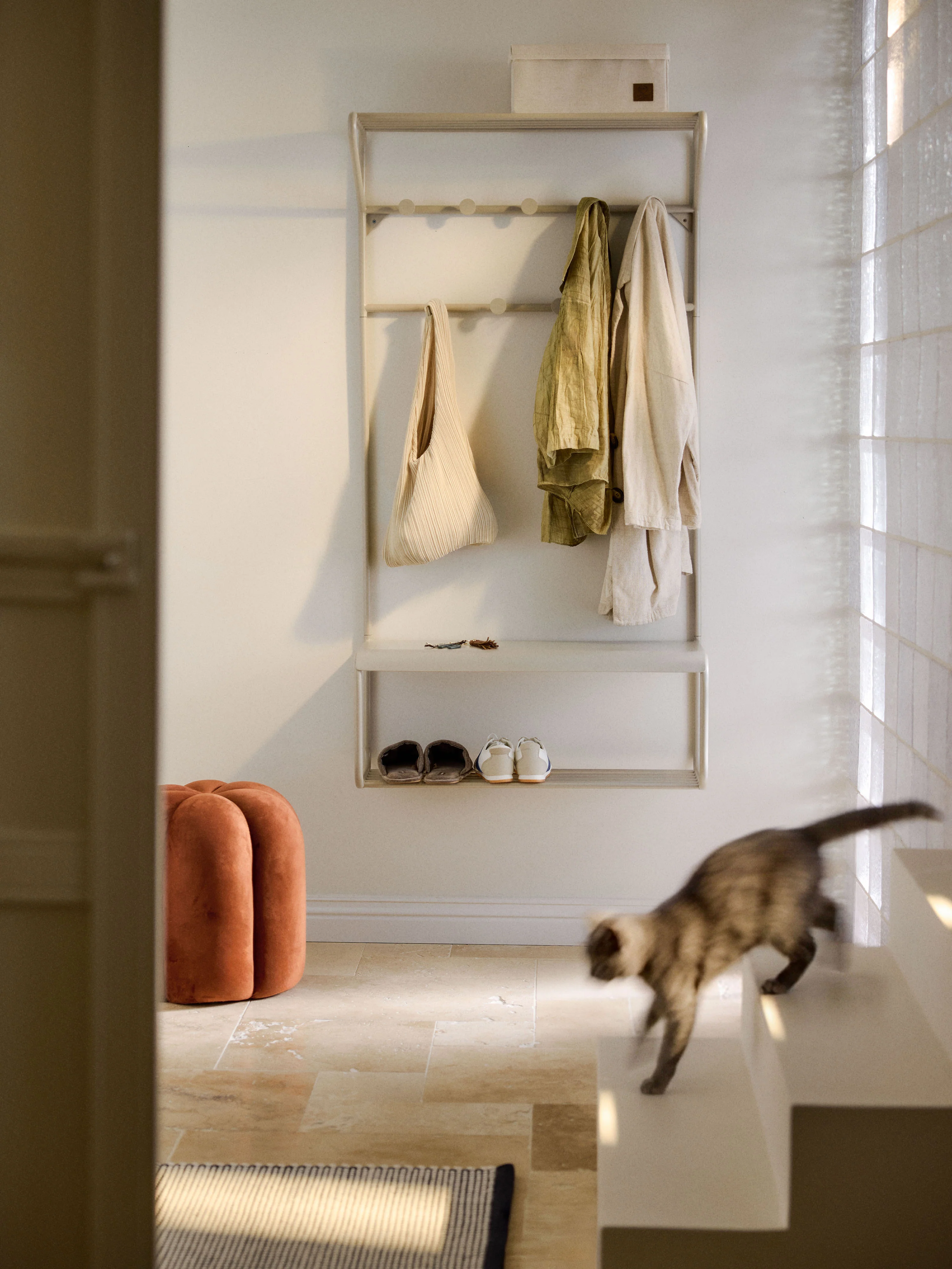 Wand-Garderobe Nash aus Metall