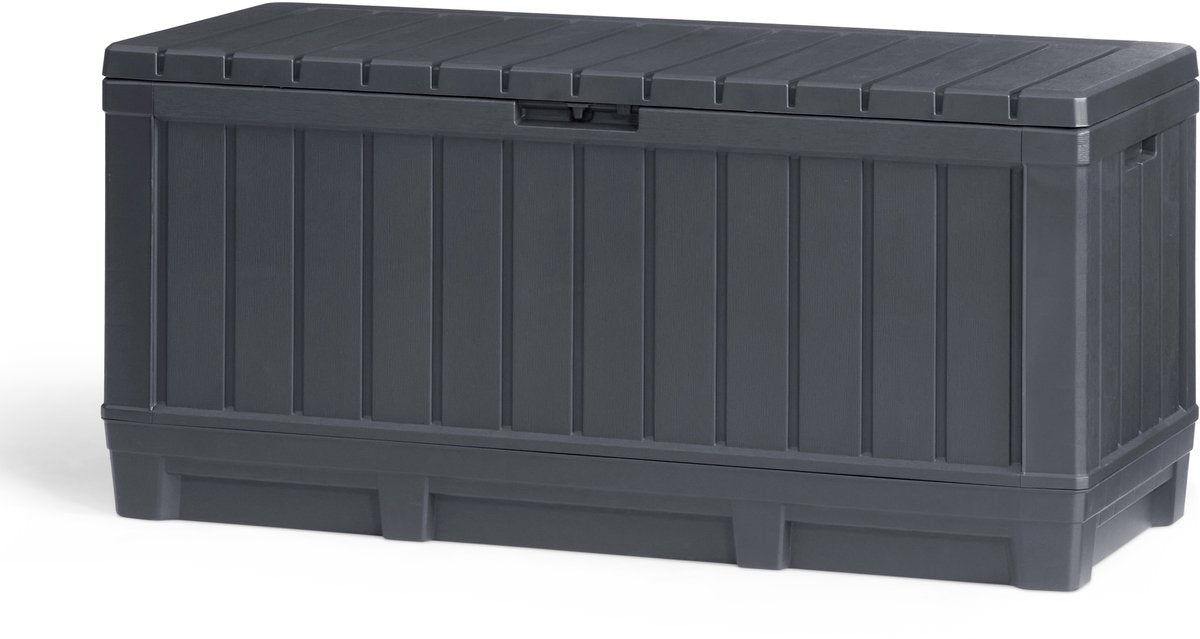 Keter Kentwood Opbergbox - 350L - 128x53.6x59 cm - Antraciet
