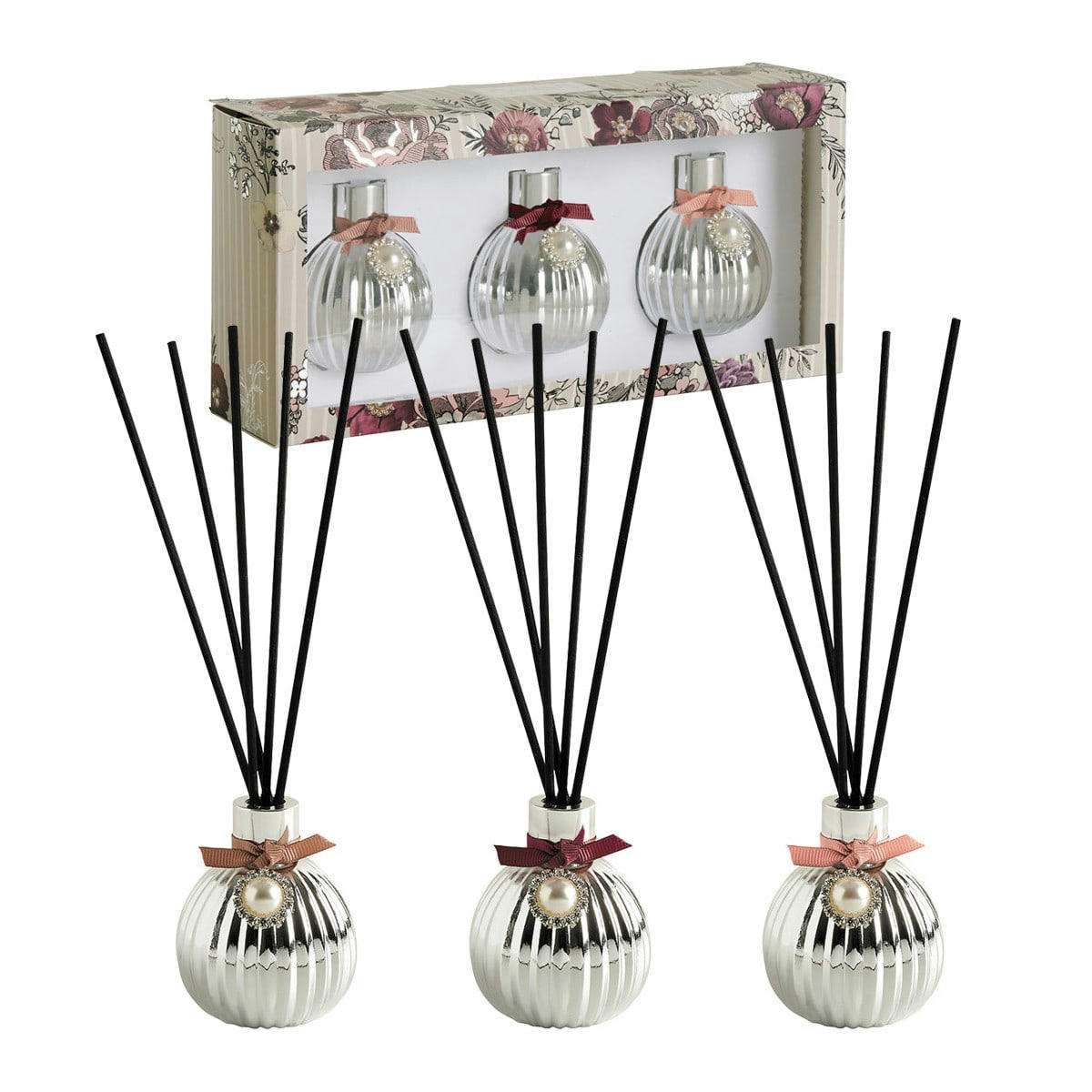 - Coffret de 3 diffuseurs de parfum d'ambiance 50 ml