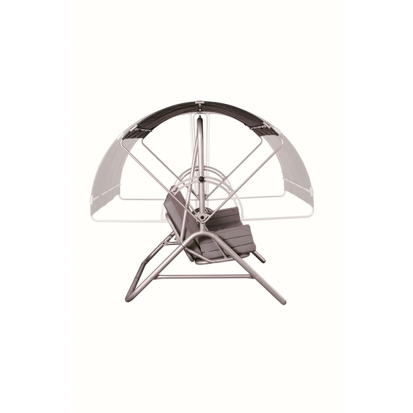 Schaukelliege »Star«, anthrazit, 217x145x177cm