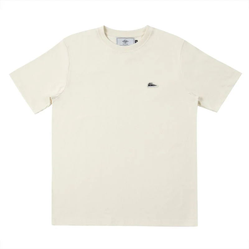 Sanjo Patch Classic T-shirt // Ecru