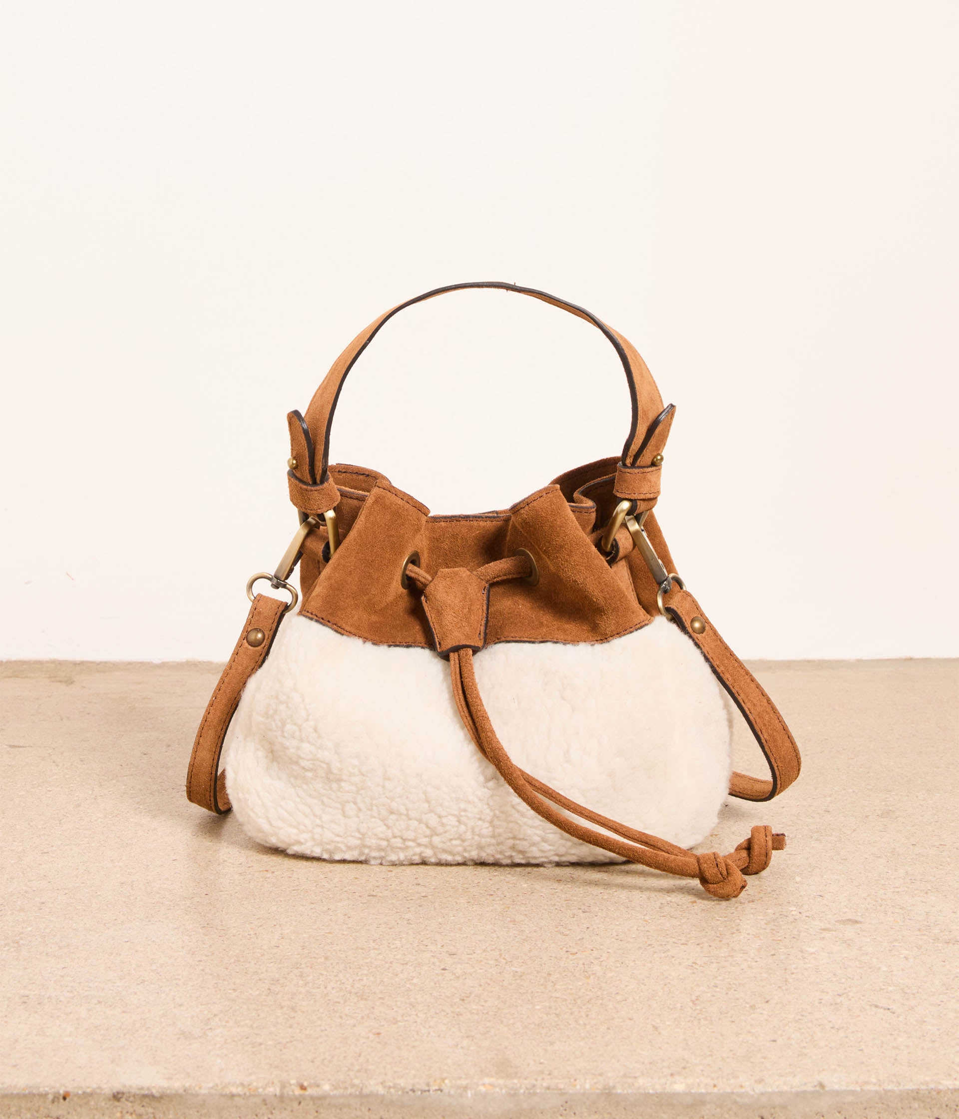 Sac seau écru Folk