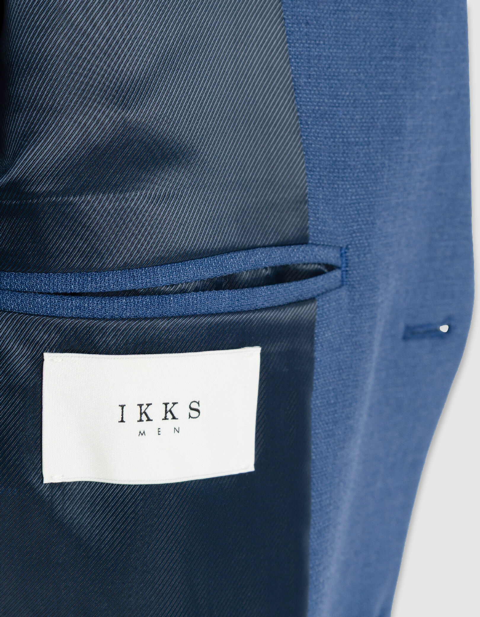Veste de costume bleu indigo Homme