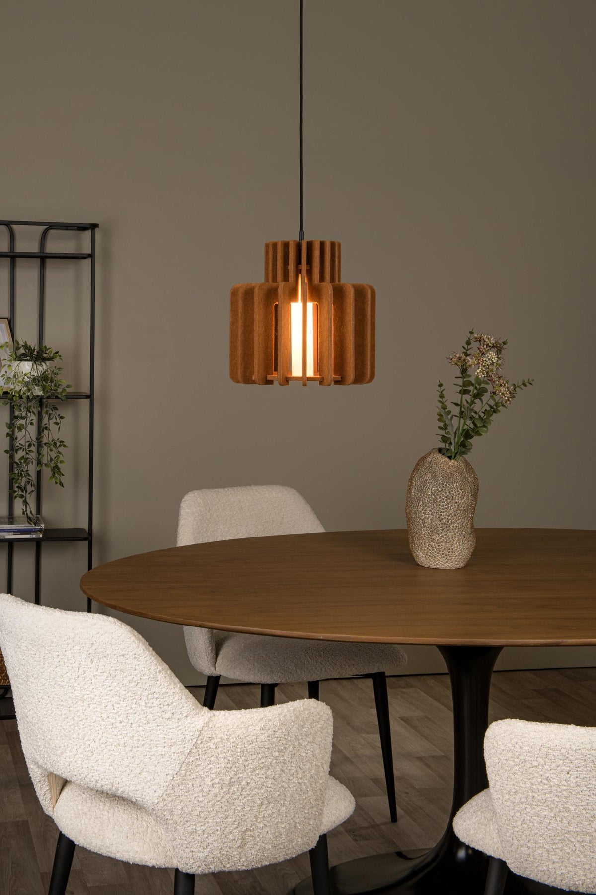 Lucide hanglamp ROLLO - 1xE27 - Terracotta