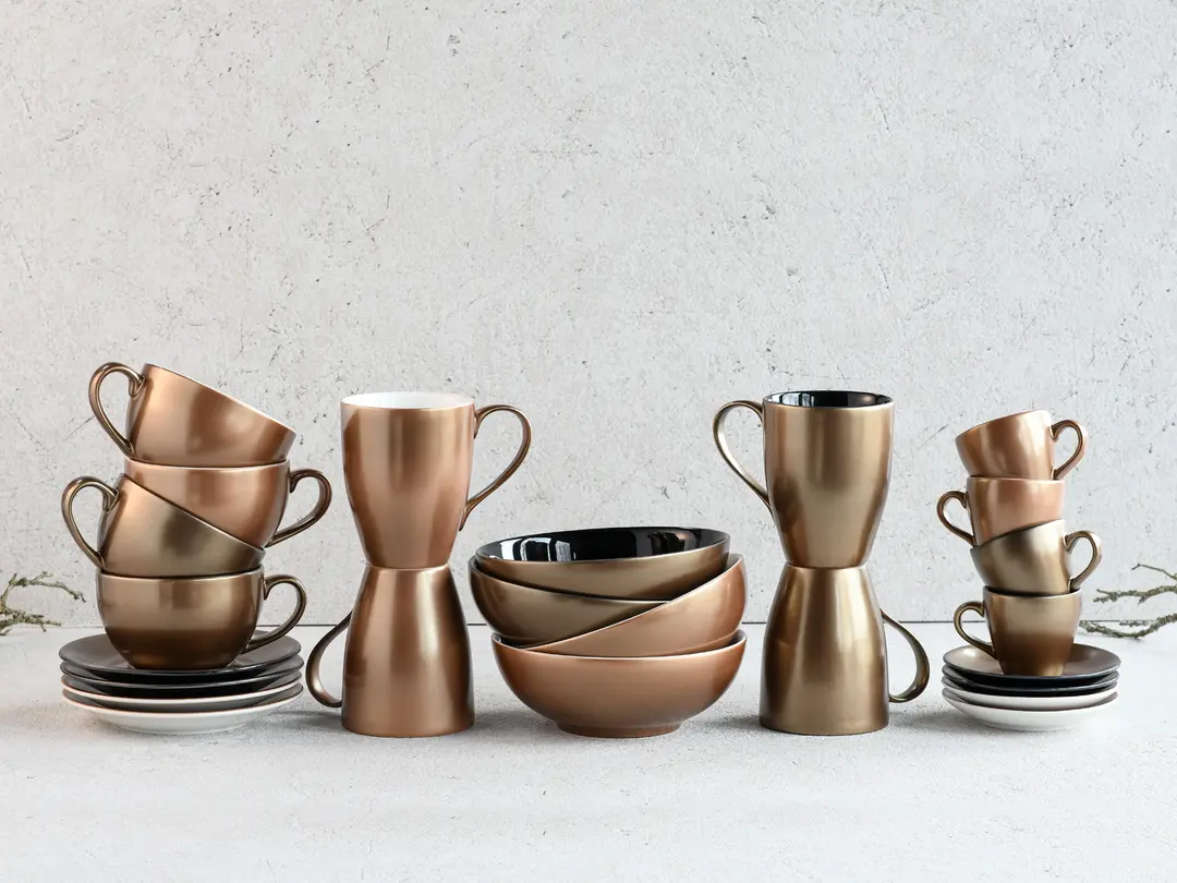 Kaffeebecher 6er-Set Golden Days