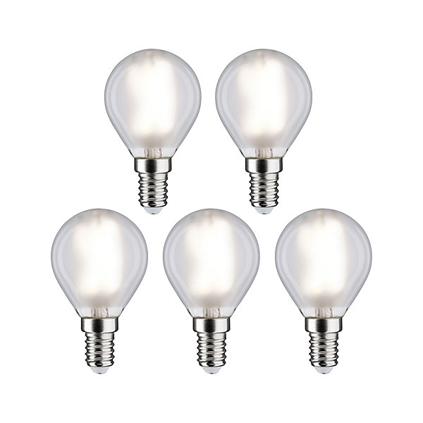 Filament 230 V Sphérique LED E14 5x470lm 5x4,8W 4000K Dépoli